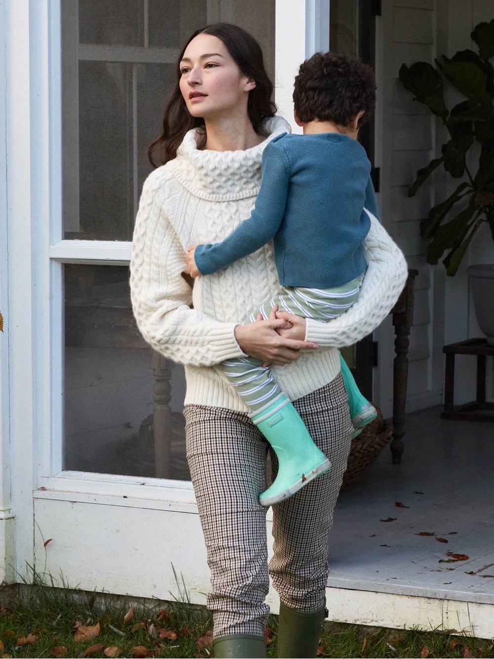 NWT Doen Gillian Wool Sweater Ivory